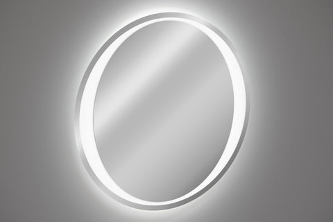 Badspiegel mit LED-Beleuchtung Aurelis 80 × 80 cm – rahmenlos – Ansicht 5