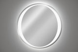 Badspiegel mit LED-Beleuchtung Aurelis 80 × 80 cm – rahmenlos – Ansicht 6