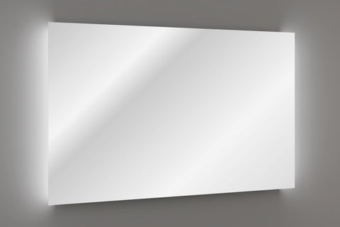 Badspiegel mit LED-Beleuchtung Aurum 120 × 80 cm – rahmenlos – Ansicht 4