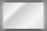 Badspiegel mit LED-Beleuchtung Aurum 120 × 80 cm – rahmenlos – Ansicht 5