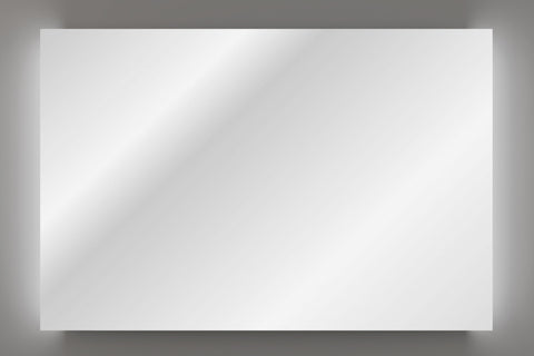 Badspiegel mit LED-Beleuchtung Aurum 120 × 80 cm – rahmenlos – Ansicht 5