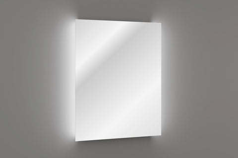 Badspiegel mit LED-Beleuchtung Aurum 60 × 80 cm – rahmenlos – Ansicht 4