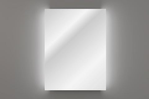 Badspiegel mit LED-Beleuchtung Aurum 60 × 80 cm – rahmenlos – Ansicht 5