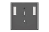 Badspiegel mit LED-Beleuchtung Aurum 80 × 80 cm – rahmenlos – Ansicht 3