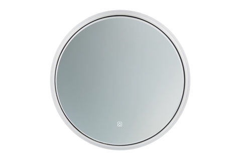 Badspiegel mit LED-Beleuchtung Orina 60 × 60 cm – mit Rahmen – Ansicht 5