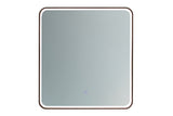 Badspiegel mit LED-Beleuchtung Vegara 60 × 65 cm – mit Rahmen – Ansicht 2