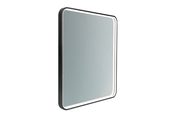 Badspiegel mit LED-Beleuchtung Vegara 65 × 80 cm – mit Rahmen