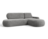 Ecksofa Diune – Grau – Ottomane rechts