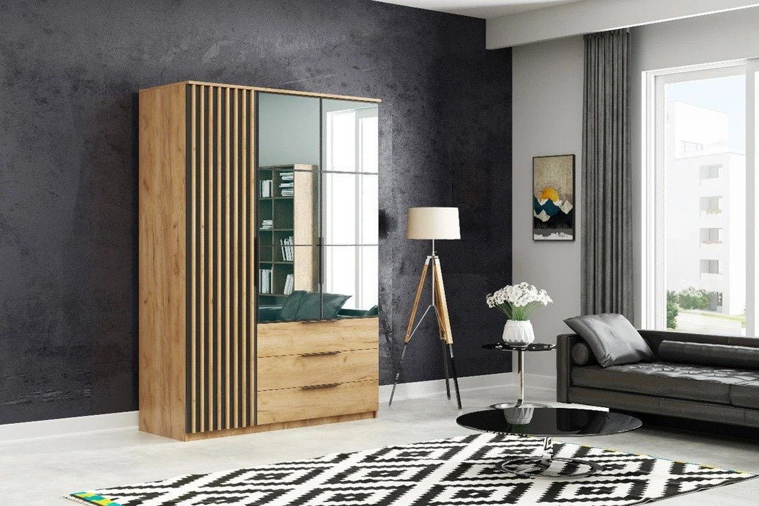 Kleiderschrank - Sorento - Moderne Lösung für effiziente Aufbewahrung und schlankes Design.