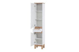 Hochschrank - Badschrank - Bali White - Ordentliche Badezimmerorganisation. - ROYAL24_MARKT
