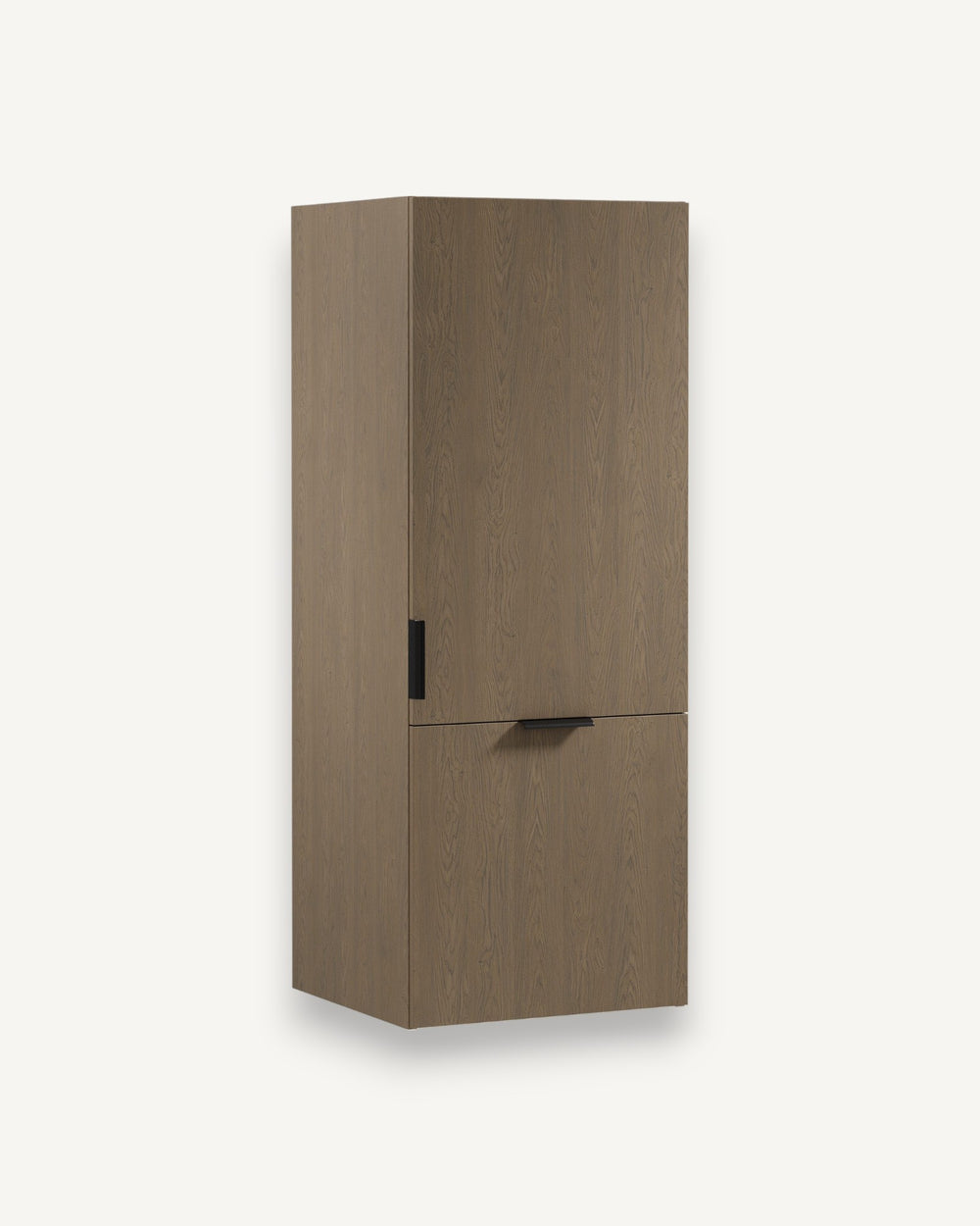 Hängeschrank N60N mit Erweiterung – Sorento Dunkle Eiche – Optimale Nutzung des vertikalen Raums.
