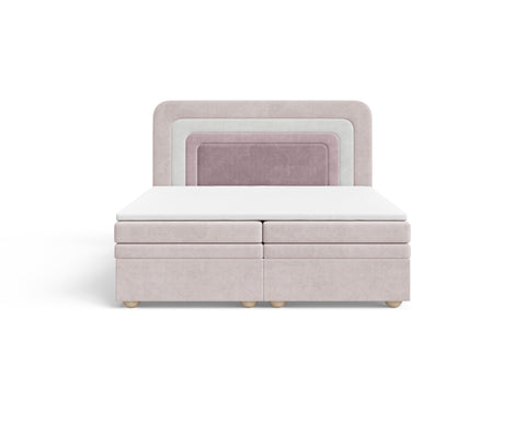 Boxbett – Bett 10 Nest – Riviera – Modernes Polsterbett mit Bettkasten – Ansicht 12