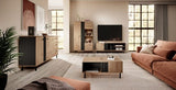 Wohnzimmer-Set - Moderne Eleganz für zeitgemäßen Wohnkomfort, (Komplett Set, 4-St., Dalli - 2), Modernes Design - Hochwertige Materialien. - ROYAL24_MARKT