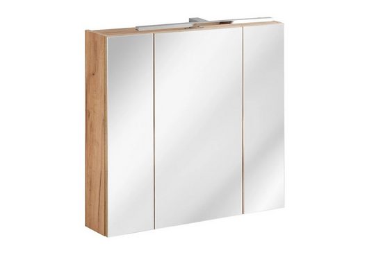 Badmöbel -Set - Capri Cosmos - Natürlicher Holzlook für ein warmes Ambiente. - Milaros Markt