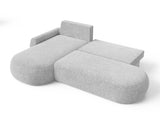 Ecksofa Diune – Aschgrau – Ottomane links