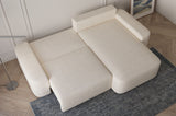 Ecksofa Oval – Creme