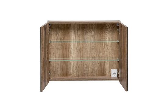 Badezimmerspiegelschrank - Santa Fe Oak - Ansprechendes Design mit praktischem Stauraum.