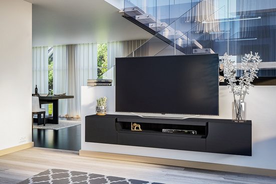 TV-Schrank - LOFTIA - Eleganter Schrank für TV und Zubehör.