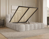 Polsterbett Bett 19 Arena – Silber