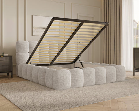 Polsterbett Bett 19 Arena – Silber