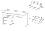 Schreibtisch - Strahlt moderne Eleganz aus und fördert kreatives Arbeiten. - ROYAL24_MARKT