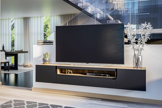 TV-Schrank - LOFTIA - Eleganter Schrank für TV und Zubehör.