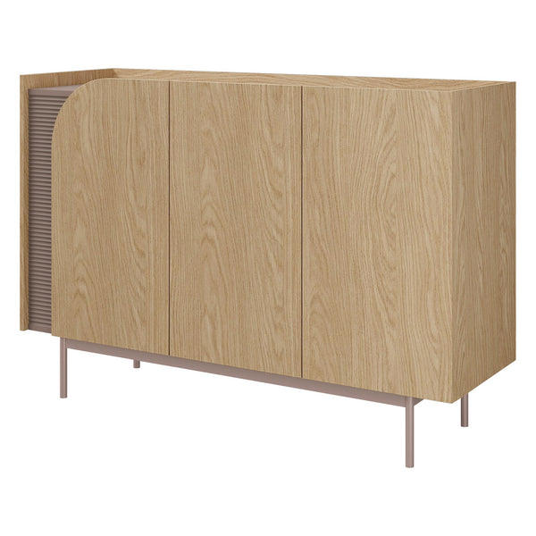 Carmen Kommode 132 cm mit 3 Türen – Frühlingseiche / Toffee