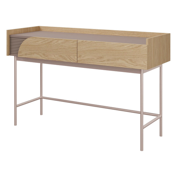 Carmen Konsolentisch 122 cm mit 2 Schubladen – Frühlingseiche / Toffee