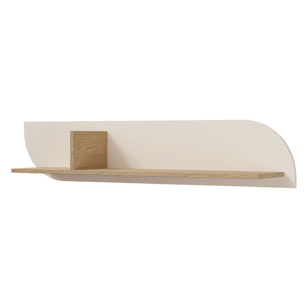 Carmen Wandregal 120 cm – Macadamia / Frühlingseiche