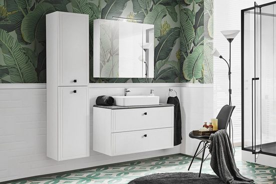 Badmöbel-Set - Havana - Organisieren Sie das Badezimmer auf einzigartige und elegante Weise - Milaros Markt