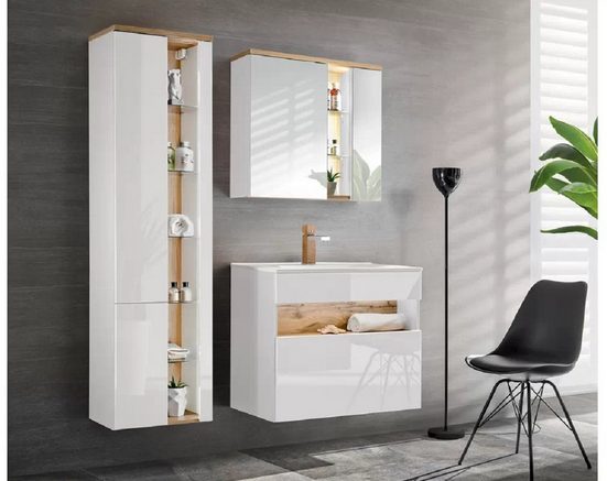 Badmöbel-Set - Bahama - Schönheit und Eleganz an jeder Ecke erfüllen Ihre Bedürfnisse. - Milaros Markt