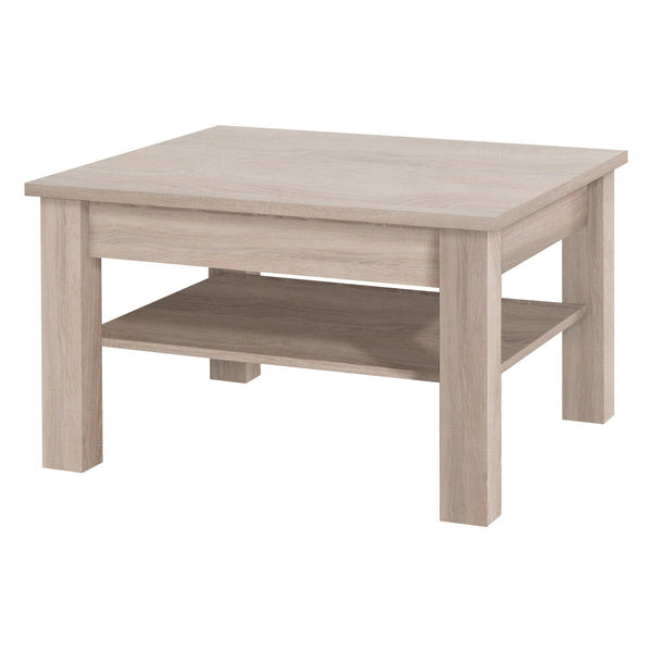 Cezar Couchtisch 80 cm mit Ablage – Sonoma Eiche