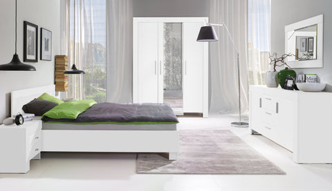 Cezar Doppelbett in Weiß – Ansicht 2