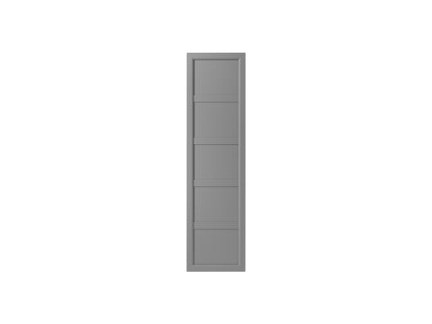 Combo Eckfront 1894 – Türfront für das Combo-System – Manhattan Grau mit Rahmen