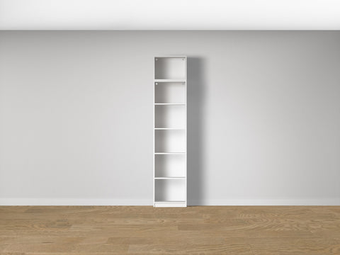 Combo Kleiderschrank-Set 01 – Korpus S1D mit Einlegeböden – Weiß