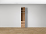 Combo Kleiderschrank-Set 06 – Korpus S1D mit Kleiderstange und 4 Schubladen – Puccini Eiche