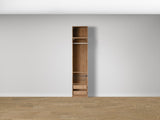 Combo Kleiderschrank-Set 07 – Korpus S1D mit Kleiderstange, 2 Schubladen und Drahtkorb – Puccini Eiche