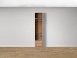 Combo Kleiderschrank-Set 09 – Korpus S1D mit Kleiderstange, 2 Schubladen und 2 Drahtkörben – Puccini Eiche
