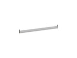 Combo Kleiderstange mit Endkappen ohne LED – 470 mm – Chrom matt