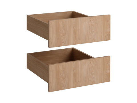 Combo Schubladen aufliegend S1D-515 – 2 Stück, zur Selbstmontage – Puccini Eiche