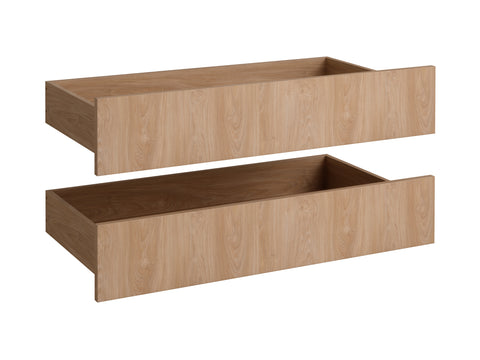 Combo Schubladen aufliegend S2D-1028 – 2 Stück, zur Selbstmontage – Puccini Eiche
