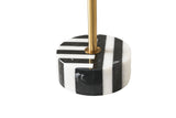 Couchtisch Hillora Black and white base, Gold leg and tabletop 35 cm – Ansicht 3
