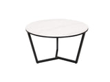 Couchtisch-Set Hillora White and black worktop, Black legs – Ansicht 4