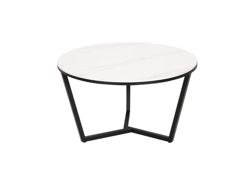 Couchtisch-Set Hillora White and black worktop, Black legs – Ansicht 4
