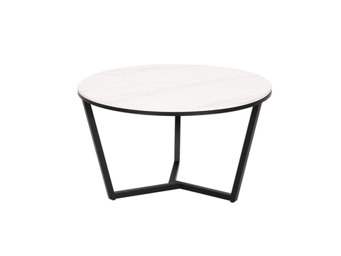 Couchtisch-Set Hillora White and black worktop, Black legs – Ansicht 5