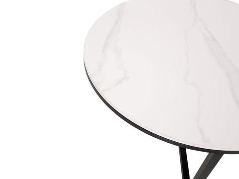 Couchtisch-Set Hillora White and black worktop, Black legs – Ansicht 8