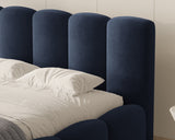 Polsterbett Bett 18 Riviera – Dunkelblau