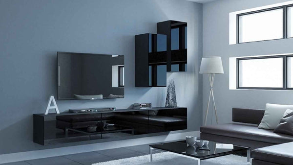 Wohnwand RTV 249 cm Jerry N69 - ROYAL24_MARKT