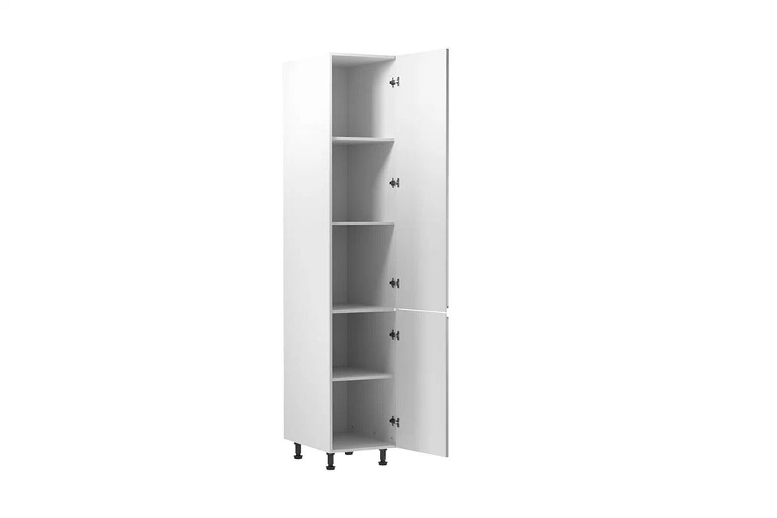 Hochschrank 40 cm - Aspen D40SP-P/L Grau/Hochglanz