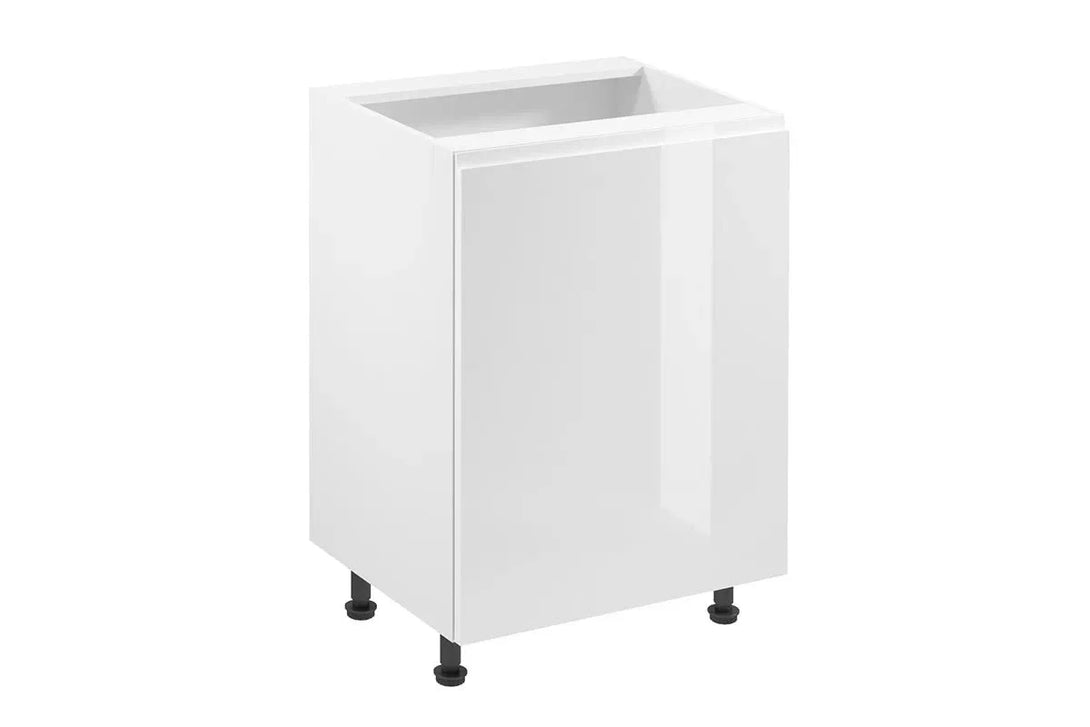 Unterschrank 60 cm - Aspen D60 P/L Weiß/Hochglanz